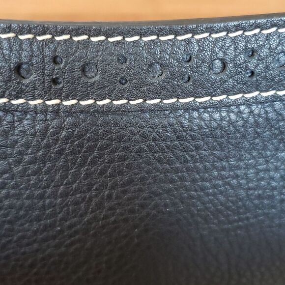 DOONEY BOURKE small black slouch T’Moro Pebble Leather Shoulder Bag - Picture 11 of 14